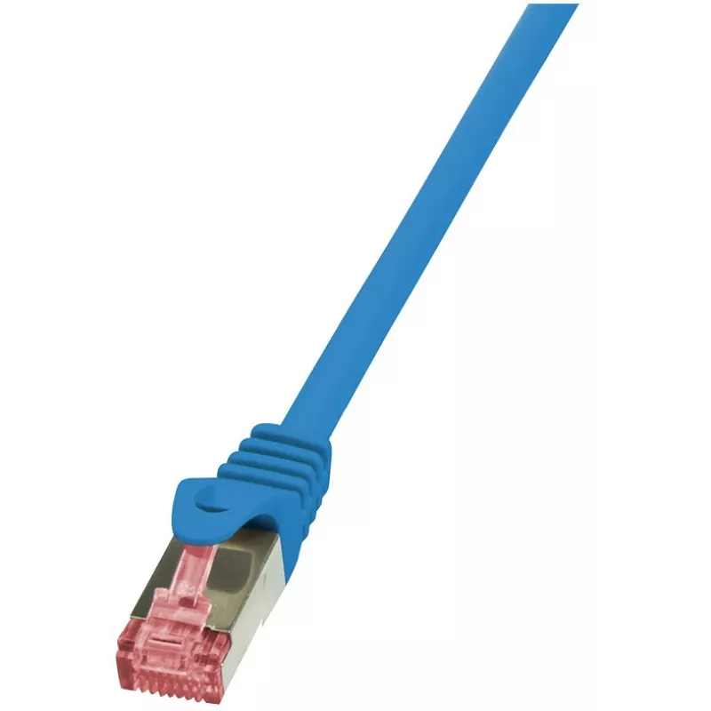 LogiLink PrimeLine Cat.6 S/FTP Patch Cable, RJ45, Blue, 1.5m