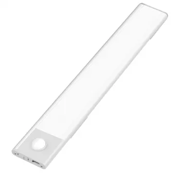 LogiLink LED022 Under-Cabinet Light with PIR Motion Sensor, 300 mm, 100 lm, Natural White 4000K, Silver