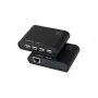 LogiLink USB 2.0 Cat.5 Extender with 4-Port Hub, 50 m, Black