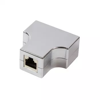 LogiLink T-Adapter Network Splitter RJ45 Cat5e 100 Mbps Black MP0037