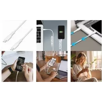 LogiLink CU0265 USB 2.0 Type-C Cable, 3 m, White, 480 Mbps, 60W Charging