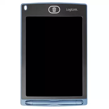 LogiLink LCD Writing Tablet 8.5 Inch Blue with 2 Magnets and Stylus