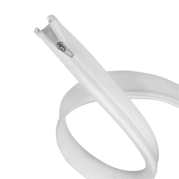 LogiLink Cable Management Sleeve with Zipper, Polyester, White, 2m, 30mm OD