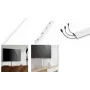 LogiLink Aluminium Cable Channel 1100x60x20 mm Flip and Click Closure White