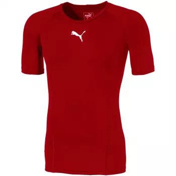 Puma LIGA Baselayer Short Sleeve Men's T-Shirt Red Size L