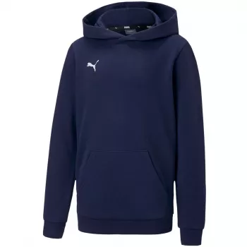 PUMA teamGOAL 23 Casuals Junior Hoody Peacoat Navy Blue 128