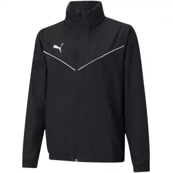 PUMA teamRISE All Weather Jacket Men's Black Water-Resistant Windproof Football Training Jacket