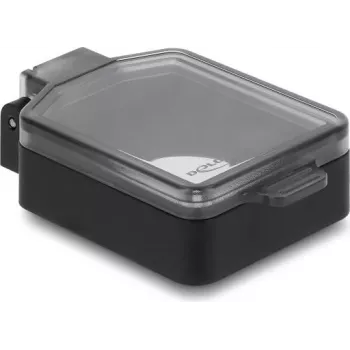 Delock D-Type Module Protection Flap Black/Transparent – Automatic Dust Cover with Spring-Loaded Door