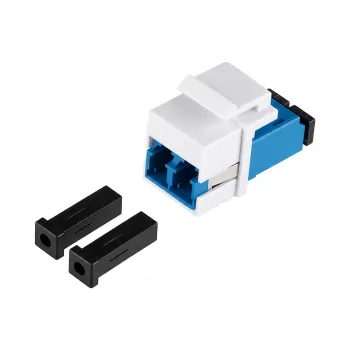 EFB Keystone Module LC Duplex OS2 Blue