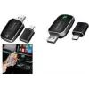 LogiLink BT0076 Wireless CarPlay & Android Auto Adapter, Bluetooth 5.0, USB-C to USB-A, Black