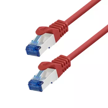 LogiLink Cat.6A S/FTP LSZH Patch Cable, 5 m, Red, EconLine