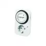 LogiLink Mechanical Timer Switch ET0001, Daily Programmable, 16A/3680W, 230V, Type F Schuko, White