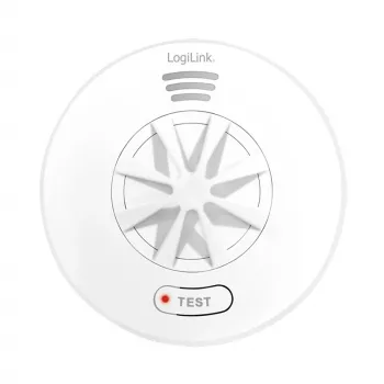 LogiLink SC0232 Heat Detector White 85 dB Alarm Class A1 54-65°C Battery Powered