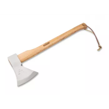 Boker Plus Appalachian Axe Large 09BO255 Camp Axe, 1055 Carbon Steel, Hickory Handle, Leather Sheath