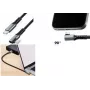 LogiLink USB 3.2 Gen 2 USB-C to USB-C Angled Cable, 0.5m, 10Gbps, 100W PD, 4K Video, Black/Grey (CU0270)
