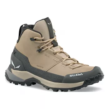 Salewa Puez Leather Mid PTX Women's Trekking Shoes Quicksand/Onyx EU 36.5