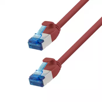 LogiLink SlimLine Cat.6A S/FTP LSZH Patch Cable, Red, 3m, 10Gbps