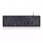 Perixx PERIBOARD-317 Wired Backlit Keyboard, Black, 105-Key QWERTY, White LED, USB