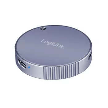LogiLink USB 3.2 Gen2x1 SSD Enclosure USB-C to PCIe NVMe, 100W PD, Magnetic