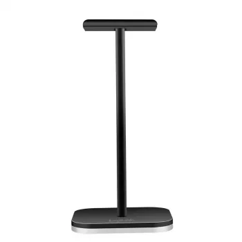 LogiLink Headphone Stand with RGB Light, Black