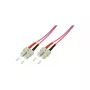 LogiLink OM4 SC/SC Duplex Multimode Fiber Patch Cable, 3.0 m, LSZH Violet