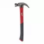 Milwaukee Carpenter's Hammer 570g Curved Claw Fiberglass Handle with Magnetic Nail Starter