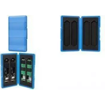 LogiLink UA0417 M.2 SSD Protection Box for 4 NGFF/NVMe SSDs, Blue