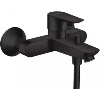 HG Talis E Wall-Mounted Single Lever Bath Mixer Matt Black
