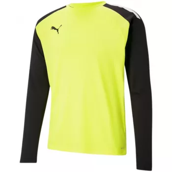 PUMA teamPACER GK LS Men's Goalkeeper Sweatshirt Yellow-Black L
