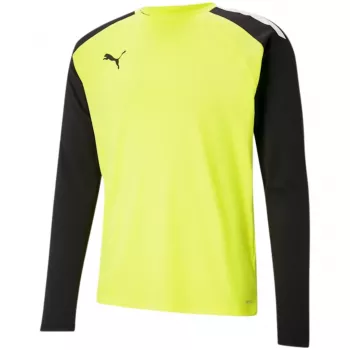 PUMA teamPACER GK LS Men's Goalkeeper Sweatshirt Yellow-Black 2XL
