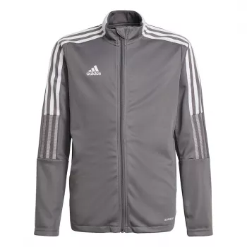 adidas Tiro 21 Track Jacket Kids Grey Four GM7311 Size 116 cm