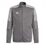 adidas Tiro 21 Track Jacket Kids Grey Four GM7311 Size 116 cm