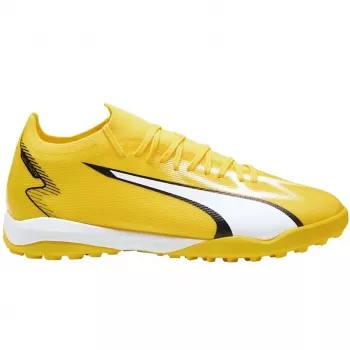 PUMA Ultra Match TT Football Boots - Puma Black/Puma White/Ultra Orange - UK 9 (EU 43)