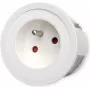 Bachmann PIX 1xUTE 2.0m AEH RAL9010 Flush-Mount Schuko Socket with Loose End