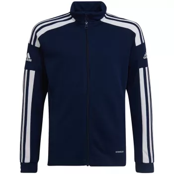 adidas Squadra 21 Training Full Zip Sweatshirt Navy Blue Youth 152cm
