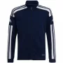 adidas Squadra 21 Training Full Zip Sweatshirt Navy Blue Youth 152cm