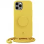 Just Elegance PopGrip Case for iPhone 11 Pro – Yellow Rabbit Paw