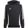 adidas Tiro 24 Hooded Sweatshirt Black IJ5611 128cm