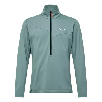 Salewa Puez Cammino Polarlite Half-Zip Fleece Jacket Men's Willow S