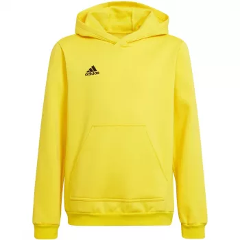 adidas Entrada 22 Hoody Team Yellow Youth Size 116
