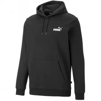 PUMA ESS+ 2 Col Small Logo Hoodie FL Black