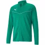 PUMA teamRISE Training Poly Jacket Green Men's Full-Zip Football Jacket