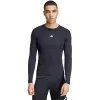 adidas Techfit Long Sleeve T-Shirt Men's Black Size M