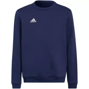 adidas Entrada 22 Sweat Top Kids Sweatshirt Navy Blue Size 140