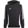 adidas Tiro 24 Hooded Sweatshirt Black IJ5611 140cm