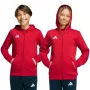 adidas Entrada 26 Full Zip Hoodie Red KH1781 164cm