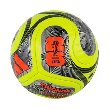adidas World Cup 26 Trionda Pro Winter Football Size 5 Green/Black/Silver JD8023
