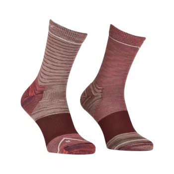 Ortovox Alpine Mid Socks Women's Trekking Socks - Wild Rose