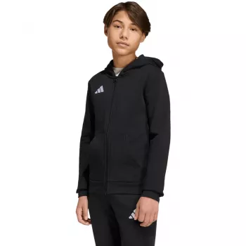 adidas Entrada 26 Full Zip Hoodie Kids Black 140cm