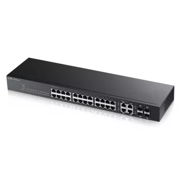 ZyXEL GS1920-24 24-Port Gigabit Smart Managed Switch with 4 SFP, NebulaFlex Cloud Management